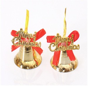 Partyhut Christmas Bells - Small Golden Bells Bells Ornamental