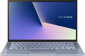 Asus ZenBook 14 Ryzen 5 Quad Core 2nd Gen - (8 GB/512 GB SSD/Windows 10 Home) UM431DA-AM581TS Thin and Light Laptop(14 inch, Utopia Blue Metal, 1.39 kg, With MS Office)
