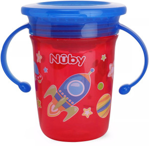 NUBY 360 Wonder Cup with hygienic cover for your Child Red with