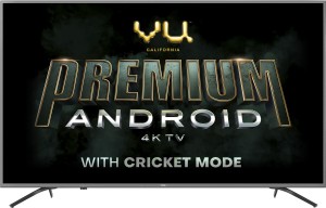 Vu Premium Android 138cm (55 inch) Ultra HD (4K) LED Smart Android TV  with Cricket Mode(55-OA)