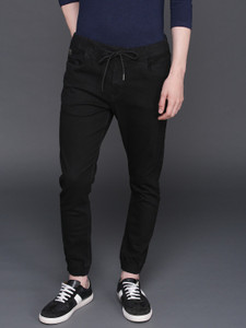 Buy WROGN Jogger Fit Men Black Jeans Online at Best Prices in