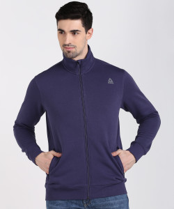 Reebok full sleeve solid discount men's jacket