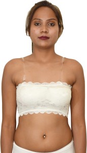 Barshini by Sexy Lady Women Lace Wrapped Chest Stretch Boob Tube Top Strapless  Bandeau Bra Free Size (28 to 34) 521 Women Bandeau/Tube Lightly Padded Bra  - Buy Barshini by Sexy Lady