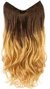 Dip dye deals synthetic hair extensions