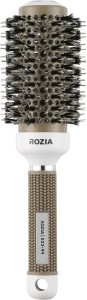 ROZIA Pro Hair Brush for Blow Drying with Ceramic Barrel with Boar Bristles