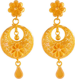 Gold earring new arrivals anjali jewellers