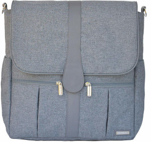 Jj cole backpack diaper bag deals gray heather