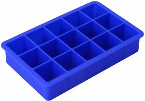 Ozera 2 Pack Silicone Ice Cube Tray, Ice Cube Trays for Freezer, Easy  Release Silicone Ice Cube Molds for Whiskey, Cocktail, Chocolate