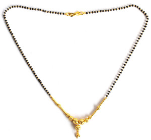FashionCraft Designer Gold Plated Alloy mangalsutra Alloy