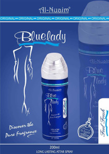 Al Nuaim Blue lady Deodorant 200ml 200ml Deodorant Spray For Women Price in India Buy Al Nuaim Blue lady Deodorant 200ml 200ml Deodorant Spray
