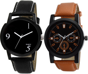 NIKOLA combo watch Analog Watch For Girls Buy NIKOLA combo watch Analog Watch For Girls Latest Fashionable Analogue Black And Brown Color Boys And Men Watch BL46.6 B31 Combo