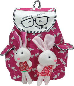 DESENCE Women Doll Bag for Girls Stylish Backpack for College School Travel Picnic Canvas 10 L Backpack Pink Price in India Flipkart