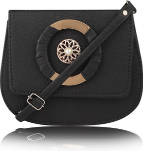 ALONZO Black Sling Bag YC30 Black Price in India Flipkart
