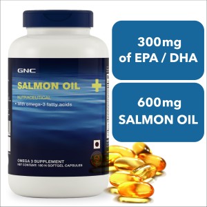 GNC Salmon Oil 1000 mg Salmon Oil 300mg mg of highly absorbable EPA DHA Omega 3s Price in India Buy GNC Salmon Oil 1000 mg Salmon Oil 300mg mg of highly absorbable EPA DHA Omega 3s online at Flipkart....