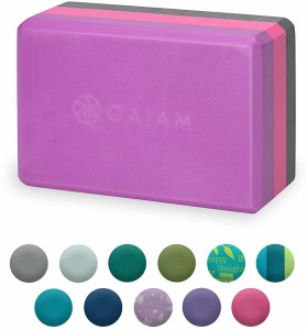 Gaiam Yoga Block -- Tri-Color [Cat_4332] Yoga Blocks Price in