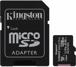 KINGSTON Canvas Select Plus A1 128 GB MicroSDXC Class 10 100 MB/s  Memory Card