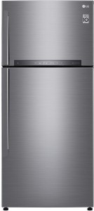LG 516 L Frost Free Double Door 2 Star (2020) Refrigerator(Platinum Silver III, GN-H602HLHU)