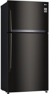 LG 603 L Frost Free Double Door 2 Star (2020) Refrigerator(Black Steel, GR-H772HXHU)