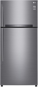 LG 546 L Frost Free Double Door 2 Star (2020) Refrigerator(Shiny Steel, GN-H702HLHU)