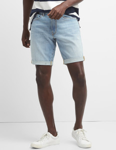 GAP Solid Men Blue Denim Shorts Buy GAP Solid Men Blue Denim
