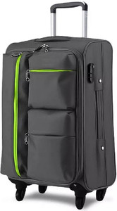 Flyconbags Travel Bag XL Size H 72 W 48 Grey Expandable Cabin Check in Set 4 Wheels 15 inch Black Price in India Flipkart