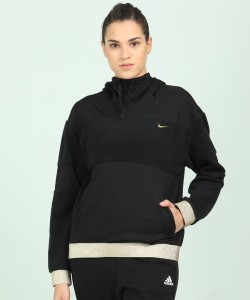 NIKE Full Sleeve Solid Women Sweatshirt - Buy NIKE Full Sleeve