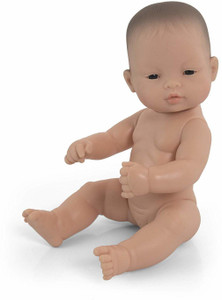 Miniland 12.63 Anatomically Correct Newborn Baby Doll Asian