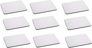 HP White Mouse Pad Pack of 9 Mousepad - HP 