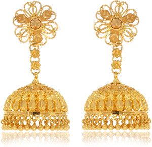 Jhumko kaner dul gold top