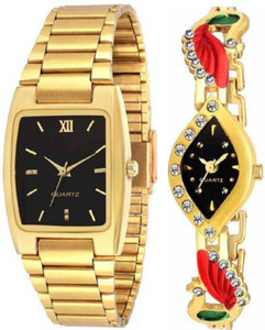 Ladies and outlet gents watch combo