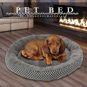 PETS EMPIRE Cat Bed House Round Bed Dog Sleeping Mat Pad Nest