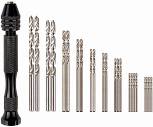Pin vise drill best sale bits