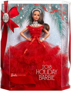 BARBIE 2018 Holiday Doll Brunette with Ponytail 2018 Holiday Doll Brunette with Ponytail Buy Brunette toys in India. shop for BARBIE products in India. Flipkart
