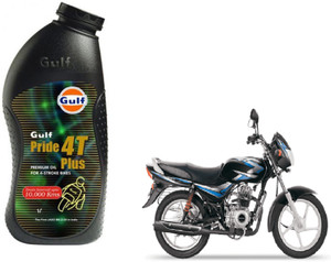 Gulf Pride 4T Plus Premium Oil For 4 Stoke Bikes Bajaj CT 100 1 Litre Synthetic Blend Engine Oil Price in India Buy Gulf Pride 4T Plus Premium Oil For