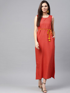 AKS Women Maxi Red Dress Buy AKS Women Maxi Red Dress Online at Best Prices in India Flipkart