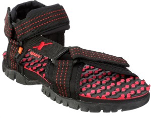 Sparx Sparx Men SS-202 Black Red Floater Sandals Men Black, Red Sports Sandals