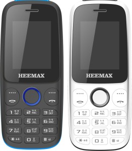 Heemax H1 Shine Combo of Two Mobiles(Blue, White)