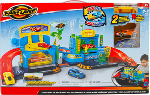 Fast lane car wash toy top