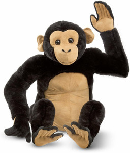 MELISSA DOUG Chimpanzee Lifelike Stuffed Animal 54.6 cm