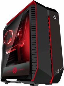 Circle Infernova Z Gaming  Mid Tower Cabinet(Red, Black)