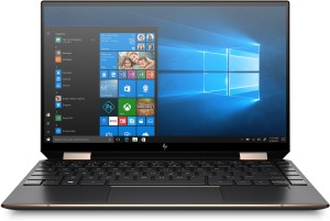 HP Spectre x360 Core i5 10th Gen - (8 GB/512 GB SSD/Windows 10 Home) 13-aw0204TU 2 in 1 Laptop(13.3 inch, Night Fall Black, 1.27 kg, With MS Office)