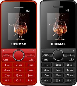 Heemax H2 Combo of Two mobiles(Black, Red)