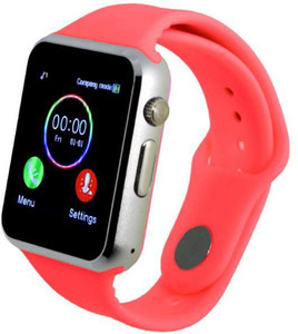 Mobile watch red colour discount