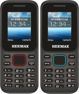 Heemax H310 Combo of Two Mobiles(Blue, Red)