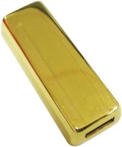 KBR PRODUCT TECHNOCRAFT ATTRACTIVE DESIGNER METAL GOLD BAR 16 Pen Drive(Gold)