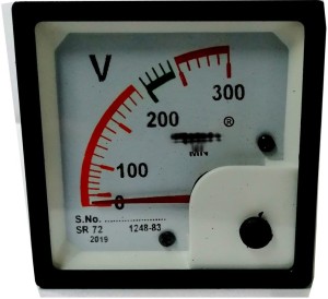 ERH India AC Analog Voltmeter 72 mm 0-500v Volt meter Voltmeter Price in  India - Buy ERH India AC Analog Voltmeter 72 mm 0-500v Volt meter Voltmeter  online at