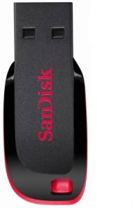 SanDisk Curzer Blade USb Flash Drive 16 GB Pen Drive (Red, Black) 16 GB Pen Drive(Red, Black)