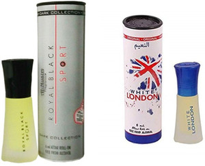 Al Nuaim ROYAL BLACK SPORT WHITE LONDON Herbal Attar Price in India Buy Al Nuaim ROYAL BLACK SPORT WHITE LONDON Herbal Attar online at