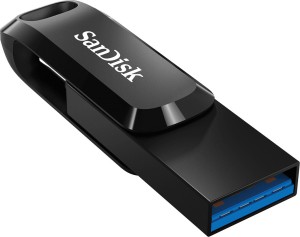 SanDisk DUAL DRIVE GO 64 GB OTG Drive(Black, Type A to Type C)