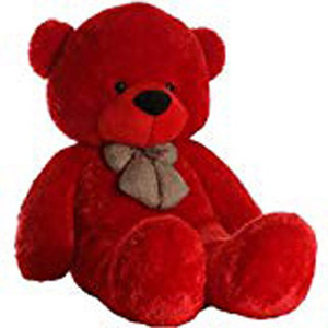 5 feet red teddy bear discount